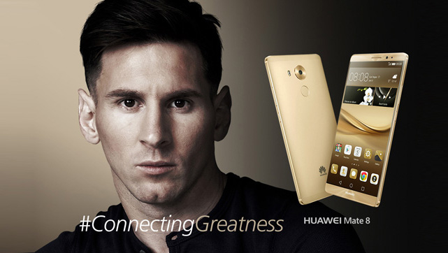 Lionel Messi se une a la familia Huawei de embajadores globales de marca