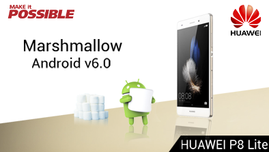 Actualizacion de Software para dispositivos HUAWEI P8 Lite