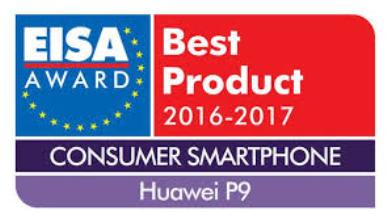 HUAWEI P9 СТАЛ «ЛУЧШИМ ЕВРОПЕЙСКИМ СМАРТФОНОМ ДЛЯ ПОТРЕБИТЕЛЕЙ 2016-2017» ПО ВЕРСИИ EISA