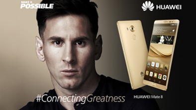 Lionel Messi rejoint les ambassadeurs mondiaux de Huawei