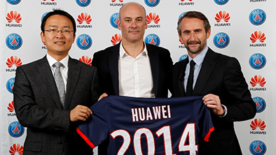 Компанія Huawei стала офіційним партнером футбольного клубу Paris Saint – Germain