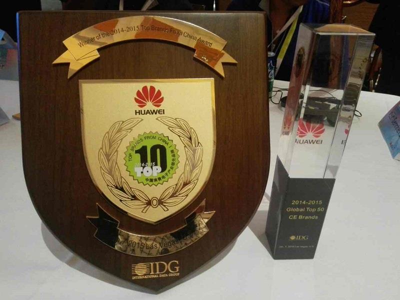 Huawei отримала чотири нагороди IDG (International Data Group) на виставці CES 2015
